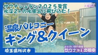 【徹底解説】所沢「温泉バルコニー キング&クイーン」で7段サウナと2m水風呂に挑戦してきた