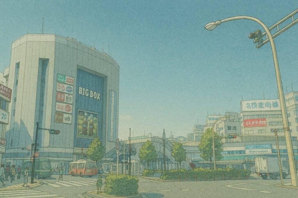 高田馬場駅前のロータリー